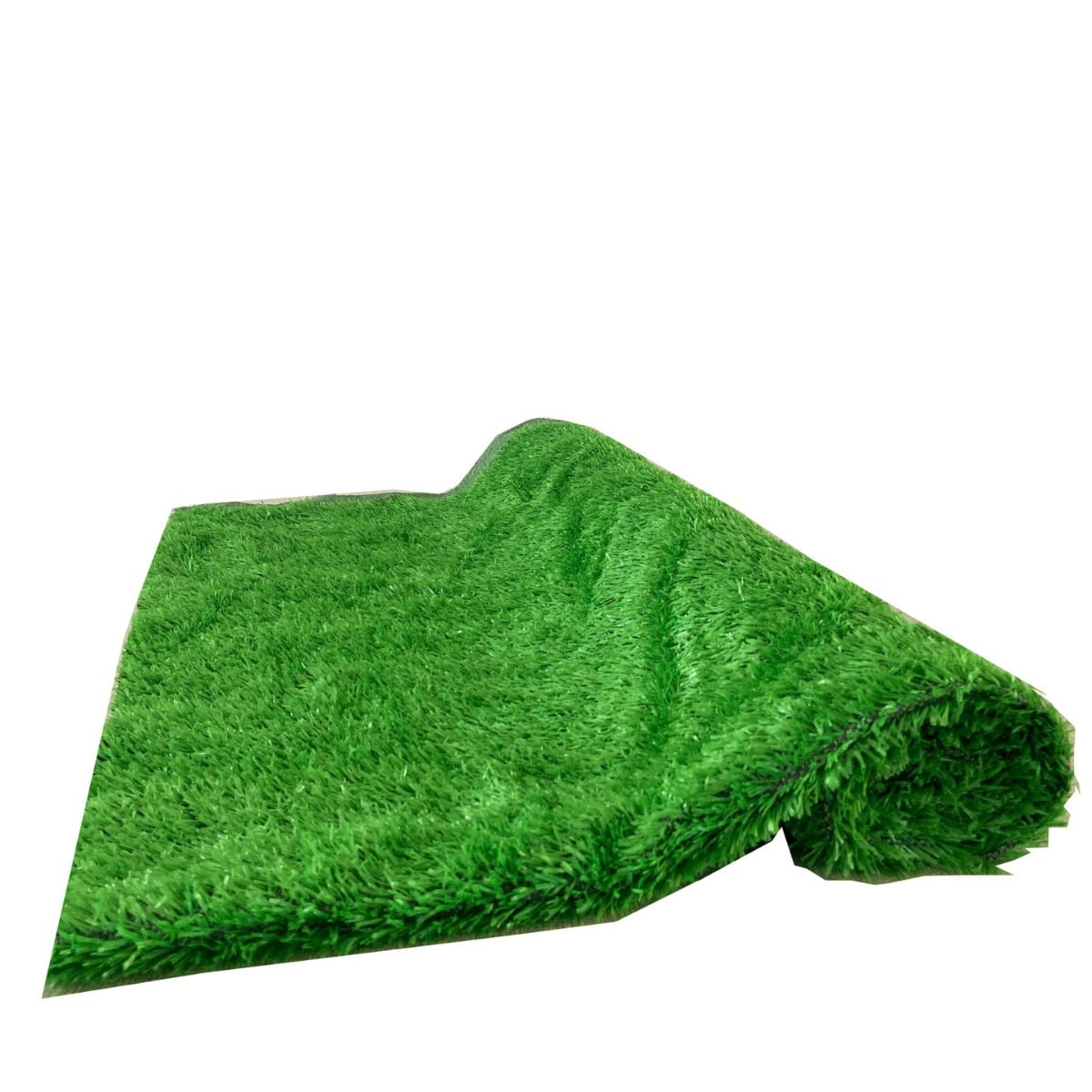 Thickened 2cm Artificial Turf, Woven Backing, Extra Long Blades, PP+PE Material, Green Lawn Available in Multiple Sizes  1pcs (0.5*1M)