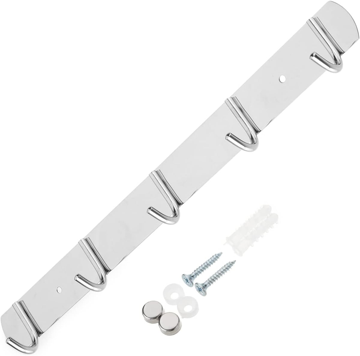 Dseap Coat Rack Wall Ount - 74c Long 8-Tri-Hooks, Heavy Duty...