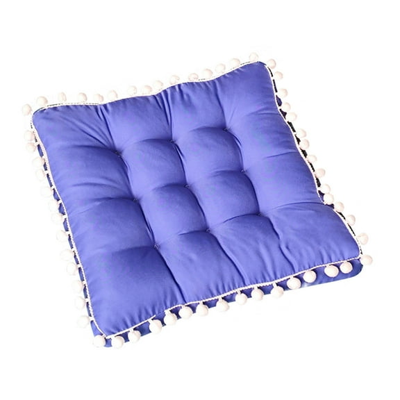 Thickened 3D Ins Ball Cushion - Non-Slip Seat Cushion for Chair - Machine Washable, Soft Support for Back Pain Relief - Floor Cushion, Window Cushion, Rocking Chair Pad, 15.7x15.7in