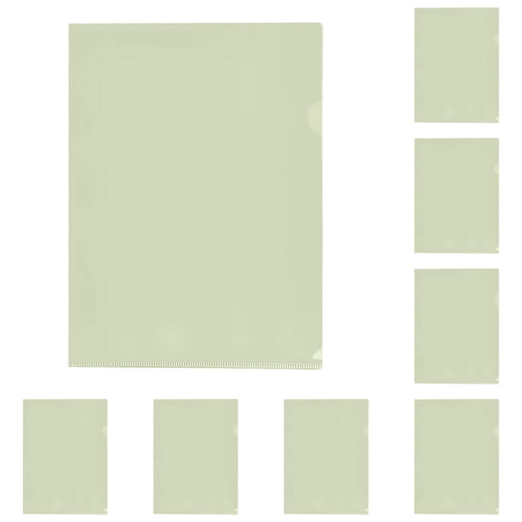 Thickened A4 Type Folder, Portable File Folder, Stackable Office Folders, Large Capacity File Folders, Important Document Folder, Cute Folders, Plastic Folders Business Card Folders 10Pcs