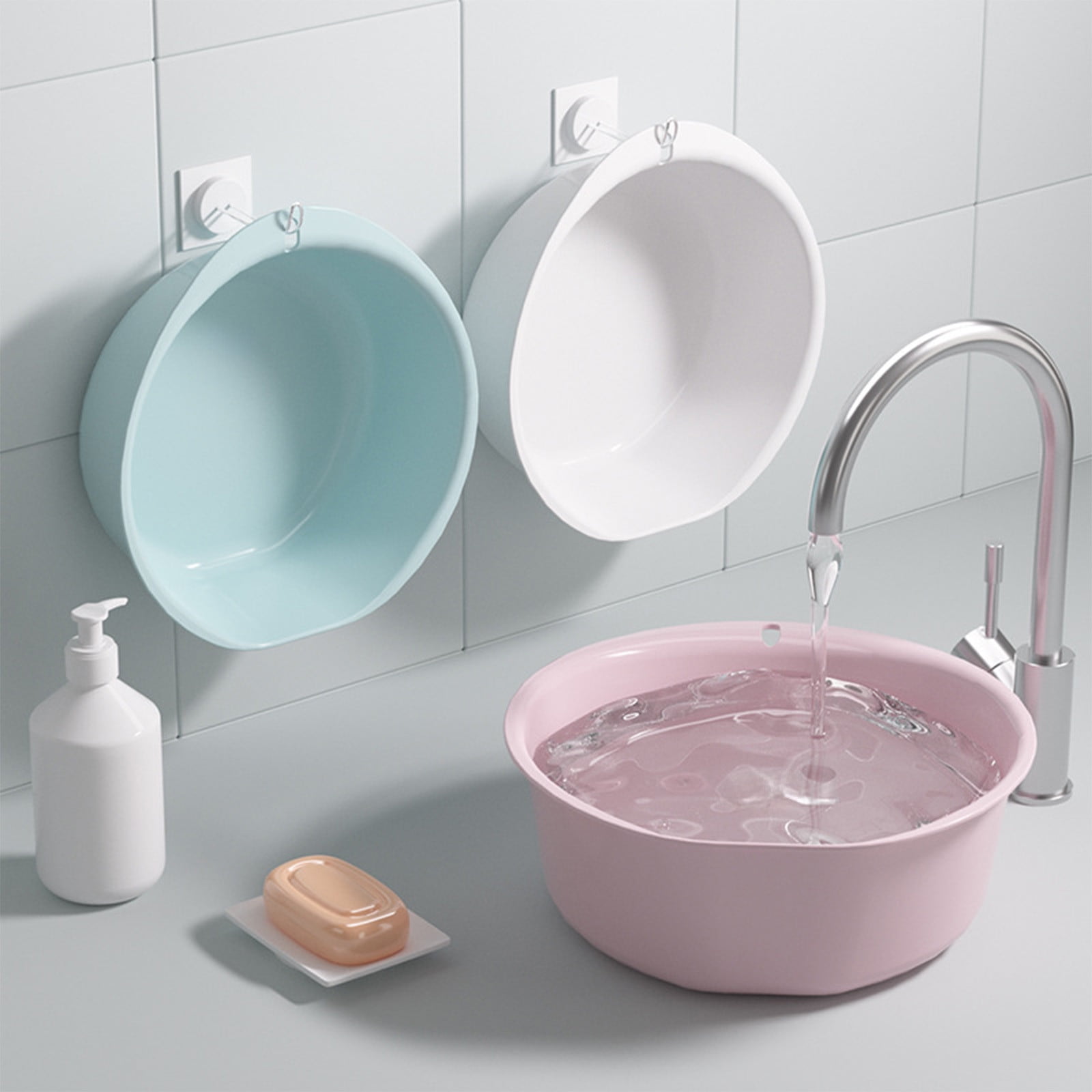 Thickened ABS Plastic Washbasin | Versatile Laundry & Foot Bath Basin ...