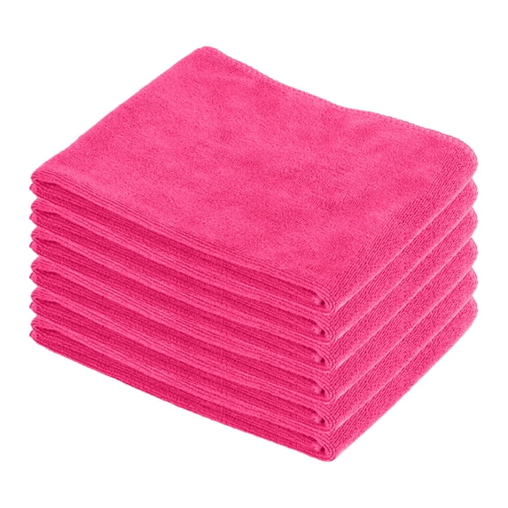 Thickened Absorbent Bath Towel 6 Pack Cleaning Shop Towels Soft Quick Dry Foot Bath and Hair Drying Towels Multipurpose Face Body Kitchen Car Wash Cloths 35x75cm Machine Washable