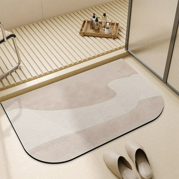 Thickened Absorbent Floor Mat Bottom Non-slip Floor Mat Bathroom Door Soilability-drying Door Mat