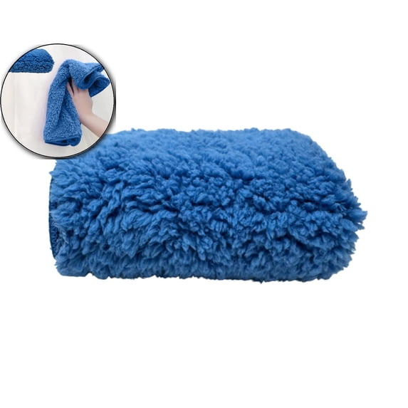 Thickened Absorbent Kitchen Cleaning Cloth – Reusable Microfiber Dish Towel for Grease & Oil Removal – Durable Double-Stitched Flock Wipes for Countertops, Dishes & Multi-Surface Use