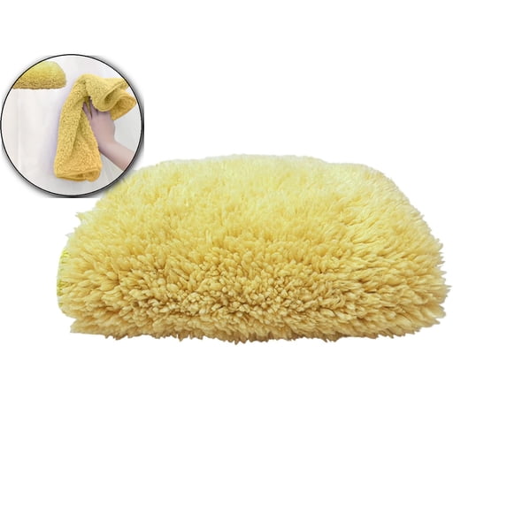 Thickened Absorbent Kitchen Cleaning Cloth – Reusable Microfiber Dish Towel for Grease & Oil Removal – Durable Double-Stitched Flock Wipes for Countertops, Dishes & Multi-Surface Use