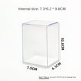 thumbnail image 1 of Thickened Acrylic Display Cabinet Dustproof Doll Display Box Display Showcase Blind Box Display Rack Storage Box WHITE L, 1 of 8