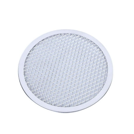 Thickened Aluminum Pizza Mesh Circle, Grill Baking Tool for Oven BBQ, Reusable Cooking Rack
