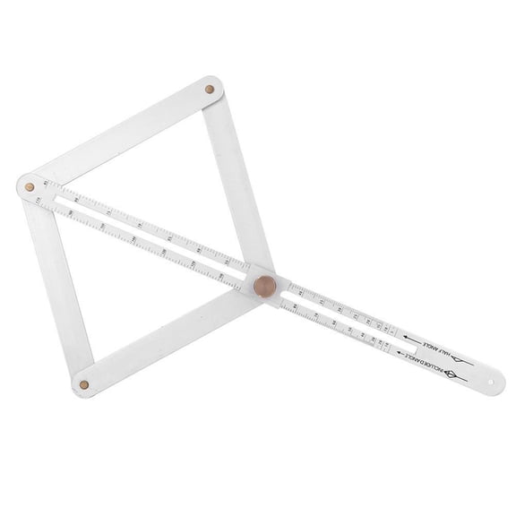 Thickened Aluminum Protractor with Precise Angles Measurement for Ceiling Work Edges Processing & Renovations Tasks