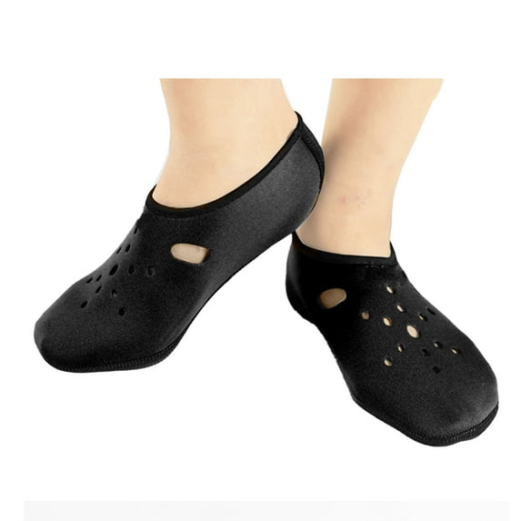 Thickened Anti Skid Diving Socks Swimming Socks Snorkeling Equipment for Men Women Water Sports Black S (Internal Length 22.5cm)
