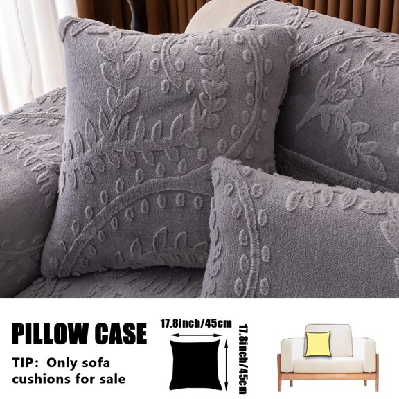 Thickened Anti-Slip Sofa Cover Scratch-Resistant & Wear-Resistant Pet-Friendly Design Soft Fabric Living Room Use Machine Washable Sofa Protector