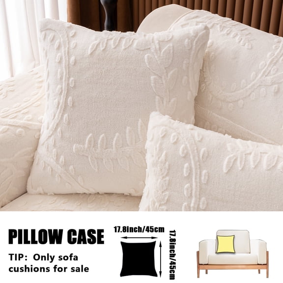 Thickened Anti-Slip Sofa Cover Scratch-Resistant & Wear-Resistant Pet-Friendly Design Soft Fabric Living Room Use Machine Washable Sofa Protector