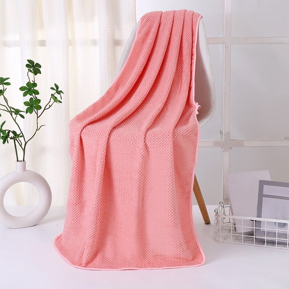 Thickened Bath Towel, 27.5x55 Inches Large Microfiber Bath Towels, Soft, Absorbent, and Quick-Drying Towels for Bathroom, Pool, Beach, Swimming, and Yoga, Large Bathroom Towels