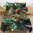thumbnail image 1 of Thickened Bed Three Piece Set, Tears Of Kingdom Zelda Printed Soft Bedding Set With Pillow Shams 102"x90", 1 of 8