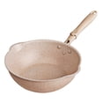 thumbnail image 1 of Thickened Bottom Stone Frying Pan - 20cm Multifunction Non-Stick Wok with Deep Nougat Pot Design for Searing, Stir-Frying & Even Heating, 1 of 6