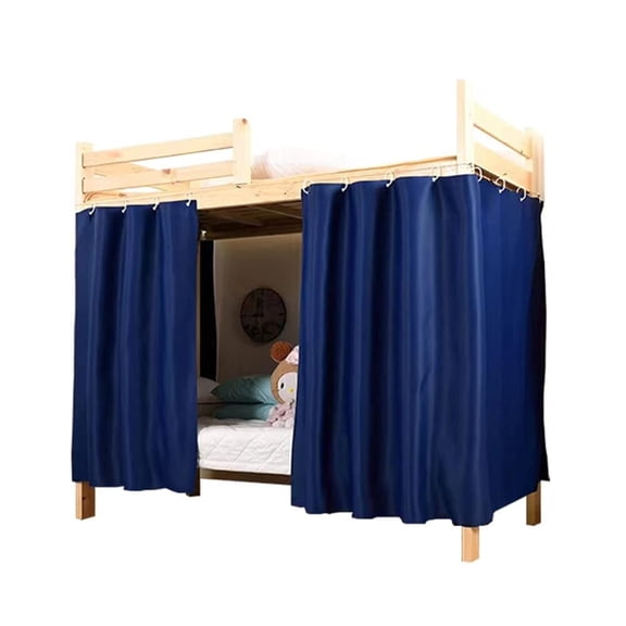 Thickened Breathable Blackout Bunk Bed Curtain Panels for Twin Bottom Home Dorm Privacy Bed Canopy, Pink, 2 Panels ..