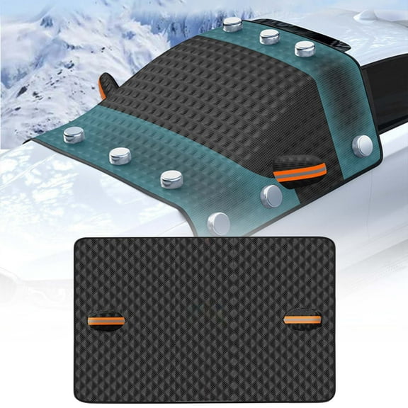 Thickened Car Windshield Cover - Winter Frost and Sunshade for Front Window