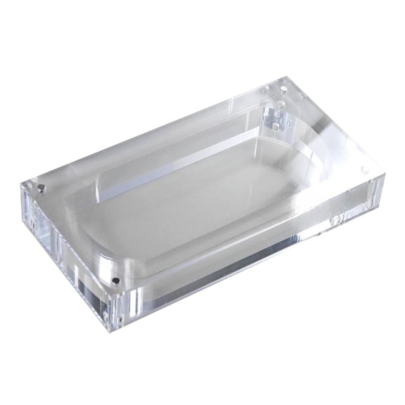 Thickened Clear Acrylic Display Case for Game Console Protections with Lid Clear Case