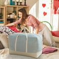 thumbnail image 1 of Thickened Coarse And Linen Clothing Quilt Storage Bag Quilt Bag Washable Storage Bag Soft Storage Box Moving Bag, 1 of 9