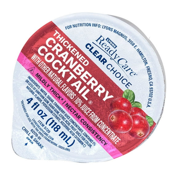 Thickened Cranberry Cocktail - Nectar/Level 2