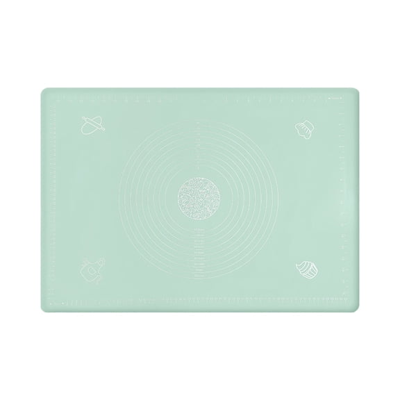 Thickened Cutting Board And Rolling Mat, Kitchen Dough Mat With Measurement Guides Non-Slip Surface Heat-Resistant, Household Food Prep Board For Baking & Cooking In 40*50Cm,