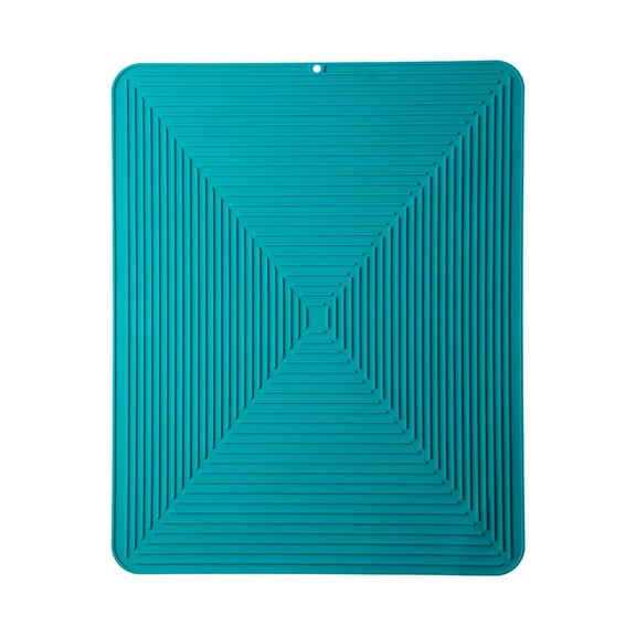 Thickened Dining Mat, Bar Mat, Silicone, Drainage, Insulation, Modern, Kitchen, Stove Mat, Heat Resistant, Easy Clean, Home Dining, Cooking Surface Protection Sopatenor