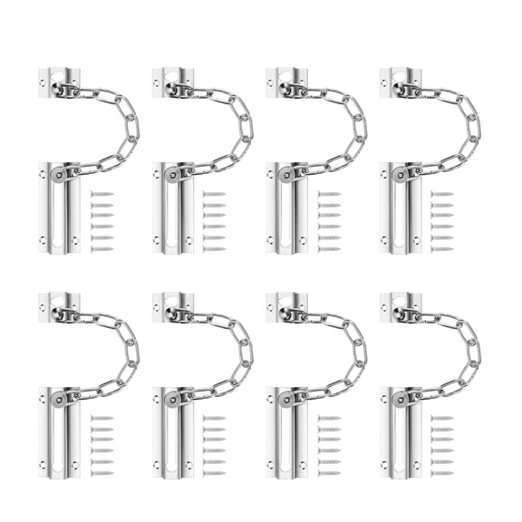 Thickened Door Lock Chain Interior Door Chain Lock Strong & Long Service Security Device Simple Installation for House