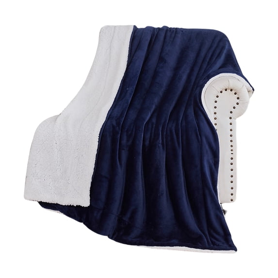 Thickened Double Layer Double Sided Fleece Blanket, Flannel Fleece Blanket, Sofa Blanket, Warm Fleece Winter Quilt