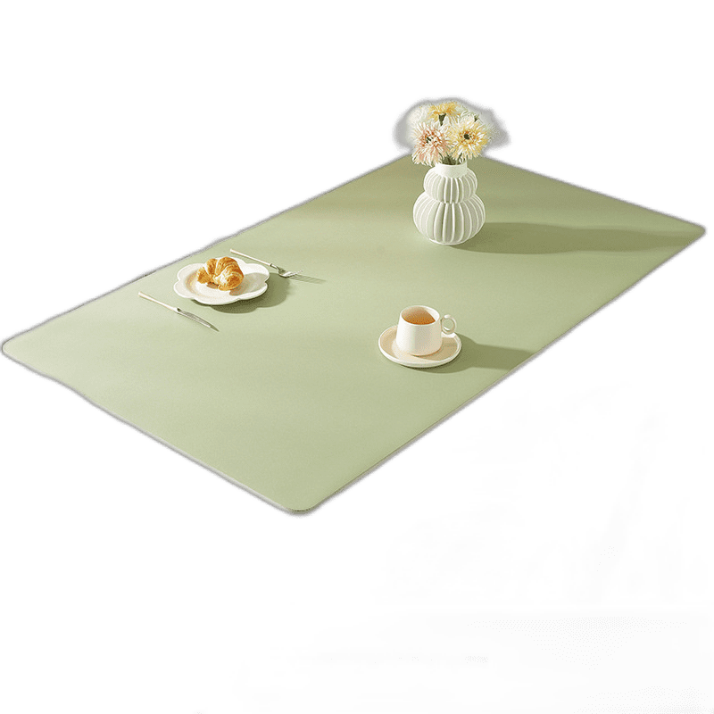 Thickened DoubleSided Color Matching EcoFriendly Leather Table Mat