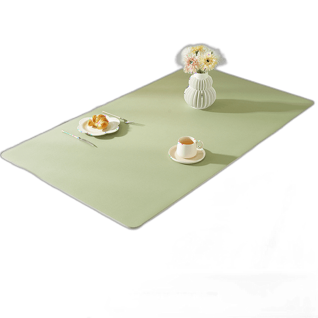 Thickened DoubleSided Color Matching EcoFriendly Leather Table Mat