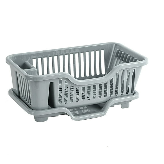 Thickened Draining Dish Rack Single Layer Dish Rack Tableware Storage Rack Kitchen Dish Rack Storage Space Saving Kitchen Storage Tray Rack Home Decor