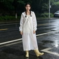 thumbnail image 1 of Thickened EVA Rain Poncho for Adults, Reusable Waterproof Raincoat with Hood, Portable Outdoor Rain Gear for Hiking Cycling Commuting, Unisex Cape-Style Rain Cape, 1 of 6