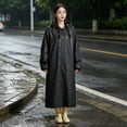 thumbnail image 1 of Thickened EVA Rain Poncho for Adults, Reusable Waterproof Raincoat with Hood, Portable Outdoor Rain Gear for Hiking Cycling Commuting, Unisex Cape-Style Rain Cape, 1 of 6