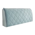 thumbnail image 1 of Thickened Elastic Headboard Protector Cover - Stretchable Soft Padded Bed Guard, Noise Reduction, Dustproof, Easy Install, Machine Washable, Full Wrap Design for Ultimate Protection Blue, 1 of 6
