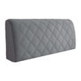 thumbnail image 1 of Thickened Elastic Headboard Protector Cover - Stretchable Soft Padded Bed Guard, Noise Reduction, Dustproof, Easy Install, Machine Washable, Full Wrap Design for Ultimate Protection Gray, 1 of 6