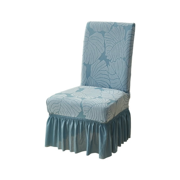 Thickened Elastic Jacquard Chair Covers, Skirt-Style Dining Chair Protector for Elegant Home Decoration, High Elasticity, Versatile Design for Events, Formal Dinners