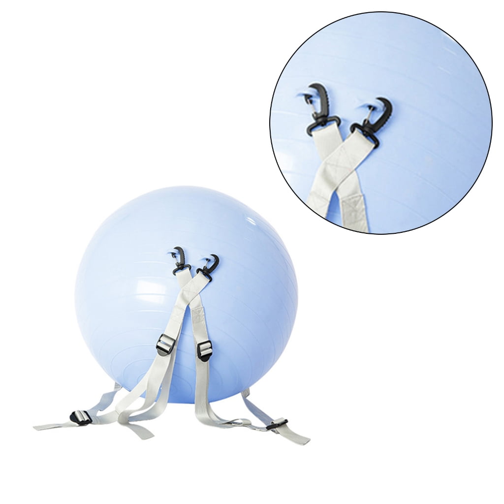 Thickened Fitness Yoga Ball With Detachable Adjust Belt Somersaults Auxiliaries Ball Thickened Backflip Training Ball