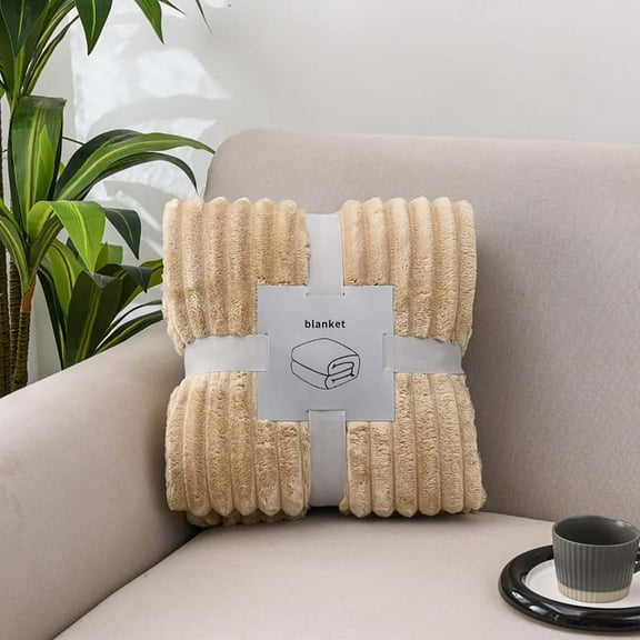 Thickened Flannel Blanket with Drawstring, Soft Warm Microfiber Polyester Fabric, All-Season Use for Sofa Student Office Nap, Lightweight Breathable Comfort