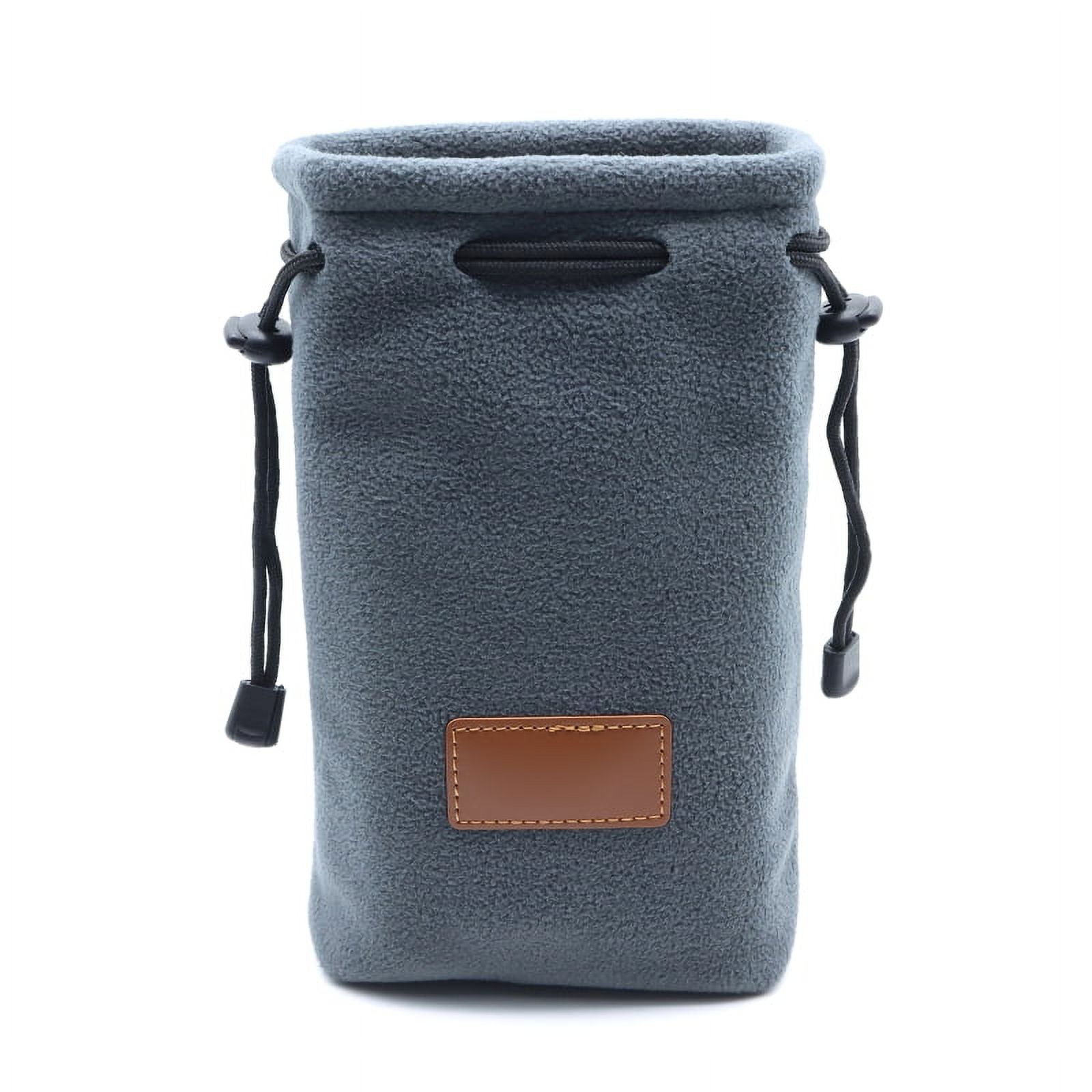 Thickened Flannel Drawstring Bag Portable Waterproof Drawst Pocket ...