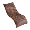 thumbnail image 1 of Thickened Flannel Recliner Pad - Warm Soft Chair Cushion for Home Office Nap, Complete Seat and Backrest Coverage, Pressure-Relieving Padding, Machine Washable, Cozy Rocking Chair Accessory Coffee, 1 of 6