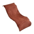 thumbnail image 1 of Thickened Flannel Recliner Pad - Warm Soft Chair Cushion for Home Office Nap, Complete Seat and Backrest Coverage, Pressure-Relieving Padding, Machine Washable, Cozy Rocking Chair Accessory Brown, 1 of 6