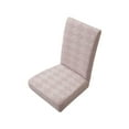 thumbnail image 1 of Thickened Flock Chair Cover, Universal Stretch Dining Seat Protector with Backrest, Non-Slip Design for Home Office, 16x20in, 1 of 7