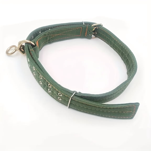 Thickened Four-Layer Cow Collar with a Strong Canvas Design And Rope Bolt, Ideal for Cattle, Sheep, Dogs, And Horses L