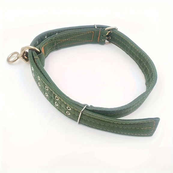 Thickened Four-Layer Cow Collar with a Strong Canvas Design And Rope Bolt, Ideal for Cattle, Sheep, Dogs, And Horses S