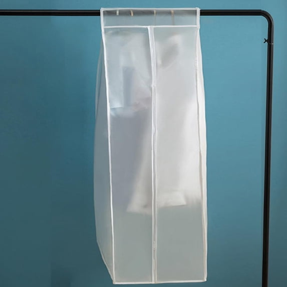 Thickened Garment Clothes Cover Protector Clothing Sorting Bags Translucent Dustproof Waterproof Storage Bag with Full Zipper