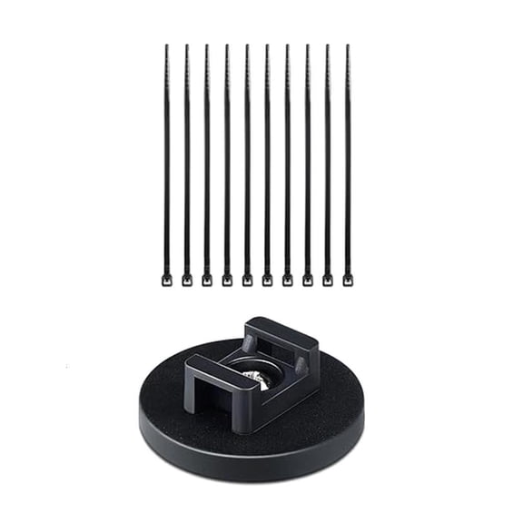 Thickened Gear Magnetic Zipped Tie Bundles 22mm/43mm Multiple Surfaces Wire Holders Set with Sturdy Fasteners Use