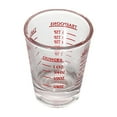 thumbnail image 1 of Thickened Glass Measuring Cup - Graduated, Double Unit, for Coffee Milk Liquid Measurement, 1 of 4