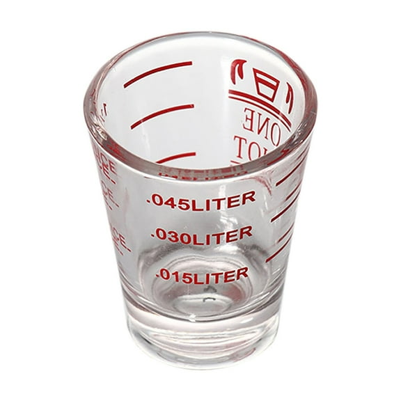 Thickened Glass Measuring Cup for Accurate Liquid Measurement and Easy Read Graduated Markings