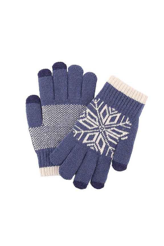 Thickened Gloves Thicken Knitted Warm For Men Winter Outdoor Activities 21X11 Cm 1 Pair