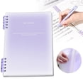 thumbnail image 1 of Thickened Gradient Non-Irritating Loose Leaf Notebook, A5 Horizontal Line Detachable Notebook for Daily Writing Schol Office, Portable Notebook with Refillable Pages and High-Quality Paper, Purple, 1 of 10