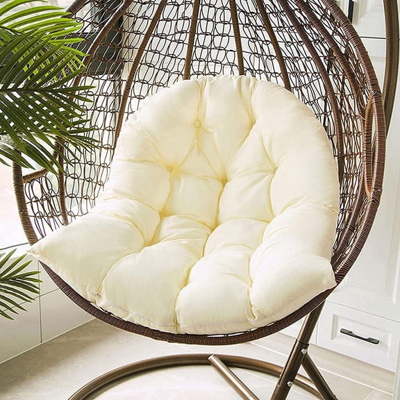Thickened Hammock Swing Chair Cushion, Hanging Basket Seat Cushion Pillow, Soft Hanging Egg Chair Back Cushions Pads, for Indoor and Outdoor Garden Offices - Thickened Version